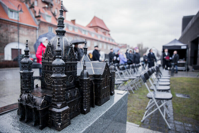 Gdański Dzień Pamięci o Ofiarach Holokaustu odbywa się tradycyjnie przy makiecie Wielkiej Synagogi