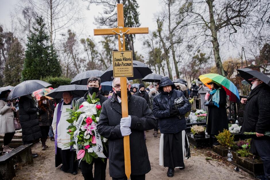 Pogrzeb Danuty Rolke-Poczman odbył się 28 stycznia 2022 r. na Cmentarzu Oliwskim 