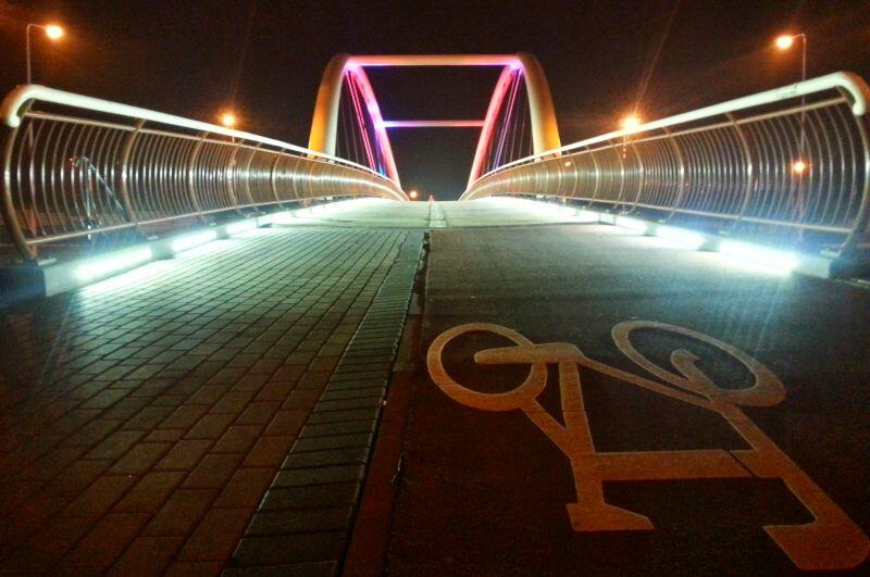 Kładka pieszo-rowerowa przy Węźle Karczemki w Gdańsku; 