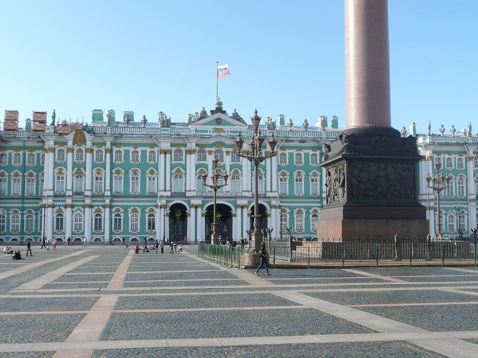 Pałac Zimowy w Sankt Petersburgu, który miastem partnerskim Gdańska jest od roku 1997