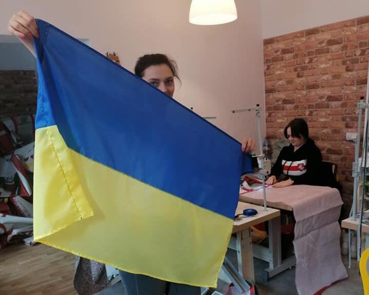W gdańskiej Spółdzielni Socjalnej ZEROBAN zamówisz flagę ukraińską