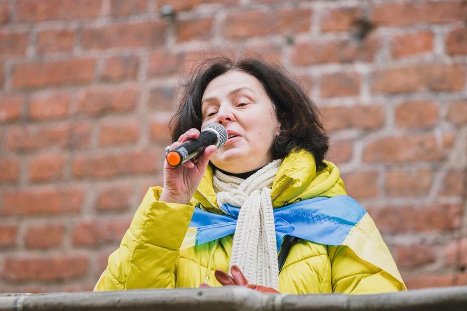 W trakcie niedzielnej Manify głos zabrała Ukrainka, prof. Marta Koval