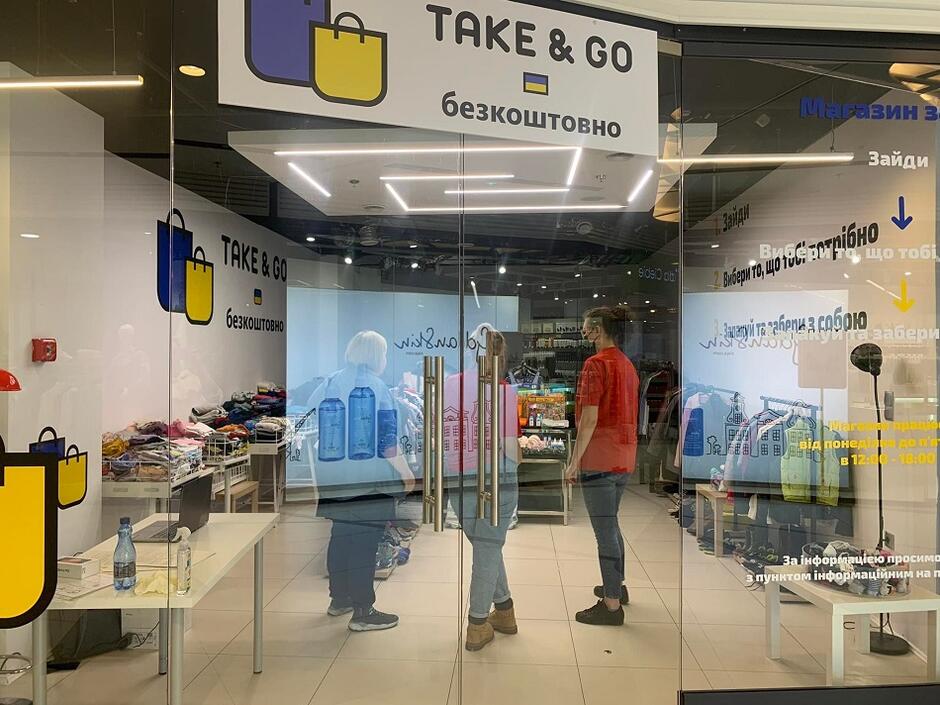 Take&Go w Galerii Handlowej Madison, kolejne miejsce odbioru pomocy rzeczowej w Gdańsku