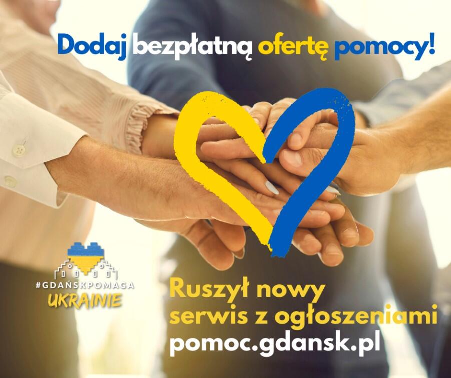 Nasz bezpłatny serwis ogłoszeniowy - skorzystaj, jeśli możesz podarować uchodźcom z Ukrainy coś, co pomoże im w życiu