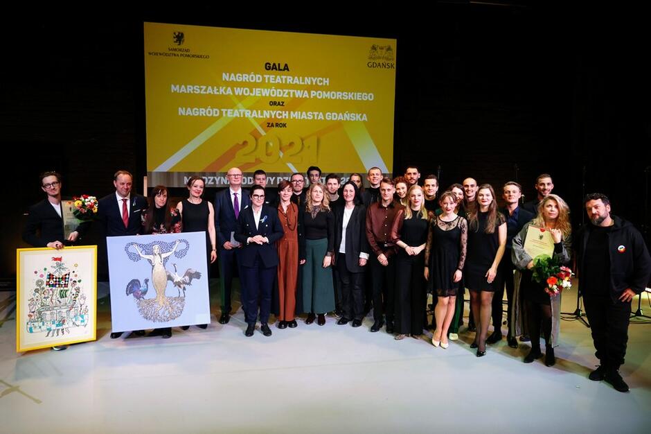 Laureaci Nagród Teatralnych Marszałka Województwa Pomorskiego oraz Nagród Teatralnych Miasta Gdańska za 2021 rok