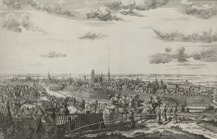 Mattheaus Deisch, Panorama Gdańska widziana z Biskupiej Górki, 1761 – 1765 