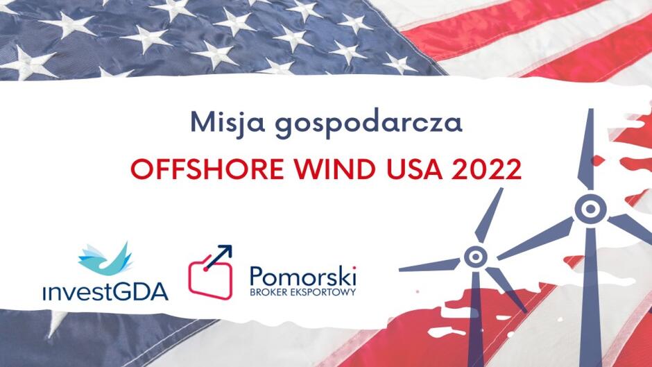Grafika misji Offshore Wind USA 2022