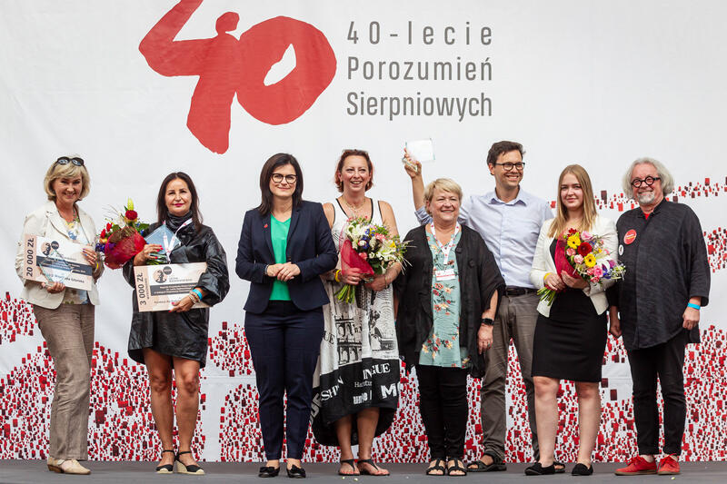 Laureaci Nagrody im. Lecha Bądkowskiego za rok 2019 zostali uhonorowani podczas Święta Wolności i Demokracji