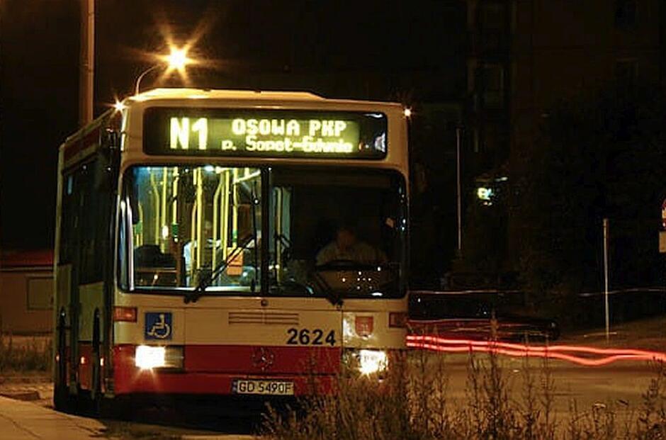 Duże zmiany w kursowaniu nocnej komunikacji autobusowej w Gdańsku