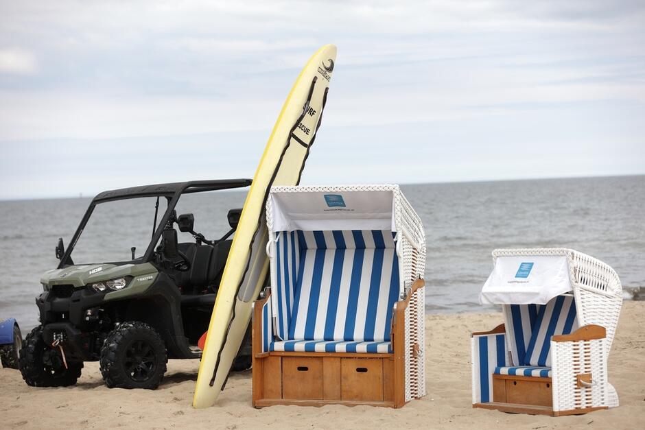 Na gdańskiej plaży możesz odpocząć w tym roku w stylowym koszu plażowym
