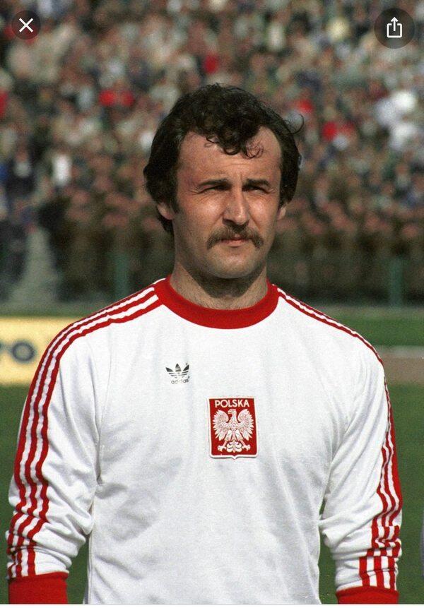 Janusz Kupcewicz w czasie sportowej kariery w koszulce reprezentacji Polski