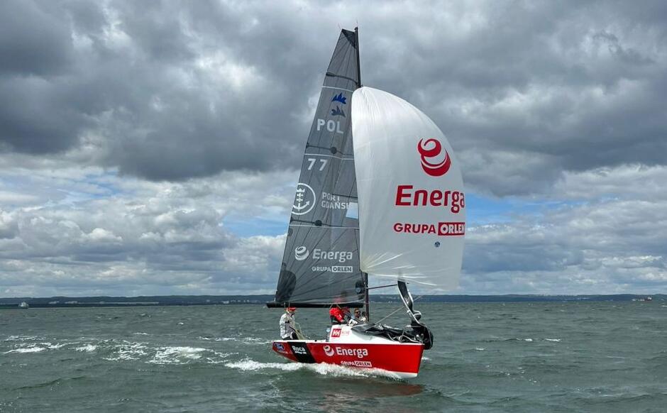 Energa 77 Racing Team na morzu