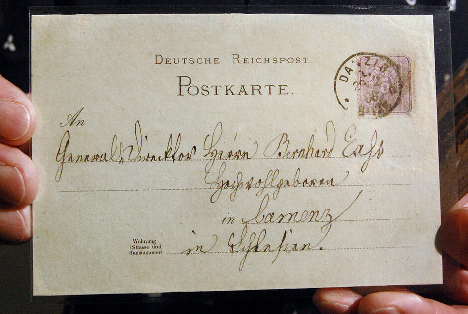 ... na odwrocie po prawej stronie datownik niemieckiej poczty z datą 29.2.88