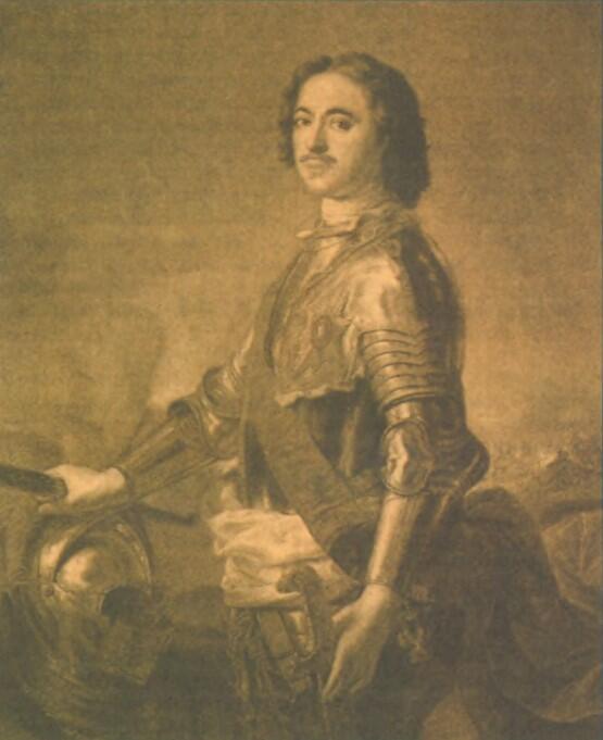 Piotr I, portret z pierwszej ćwierci XVIII wieku