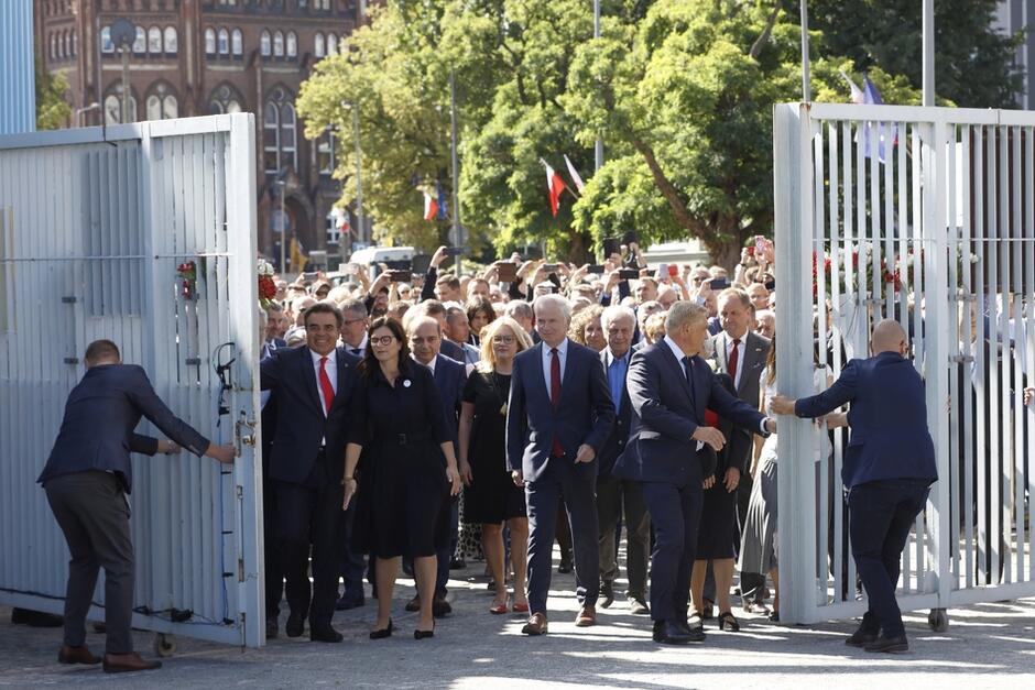Otwarcie bramy nr 2, jako jeden z elementów ob to tradycja pielęgnowana w Gdańsku od ośmiu 
