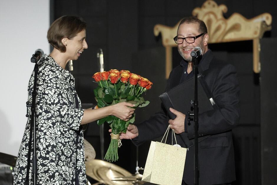 Nagrodę Prezydenta Miasta Gdańska otrzymał także Marek Brand, uznany twórca teatralny, jeden z organizatorów festiwalu