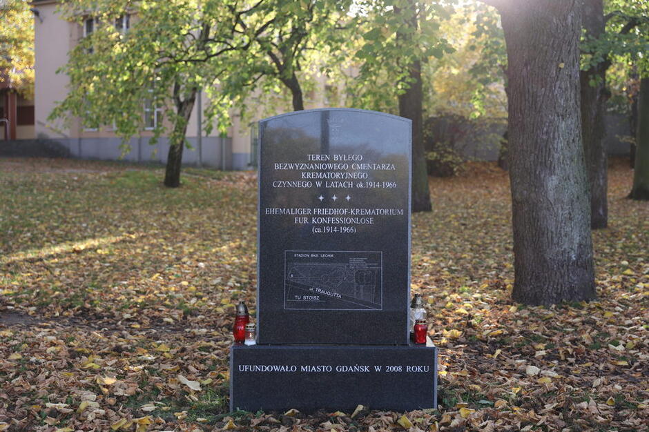 Teren byłego bezwyznaniowego cmentarza krematoryjnego w okolicy ul. Traugutta