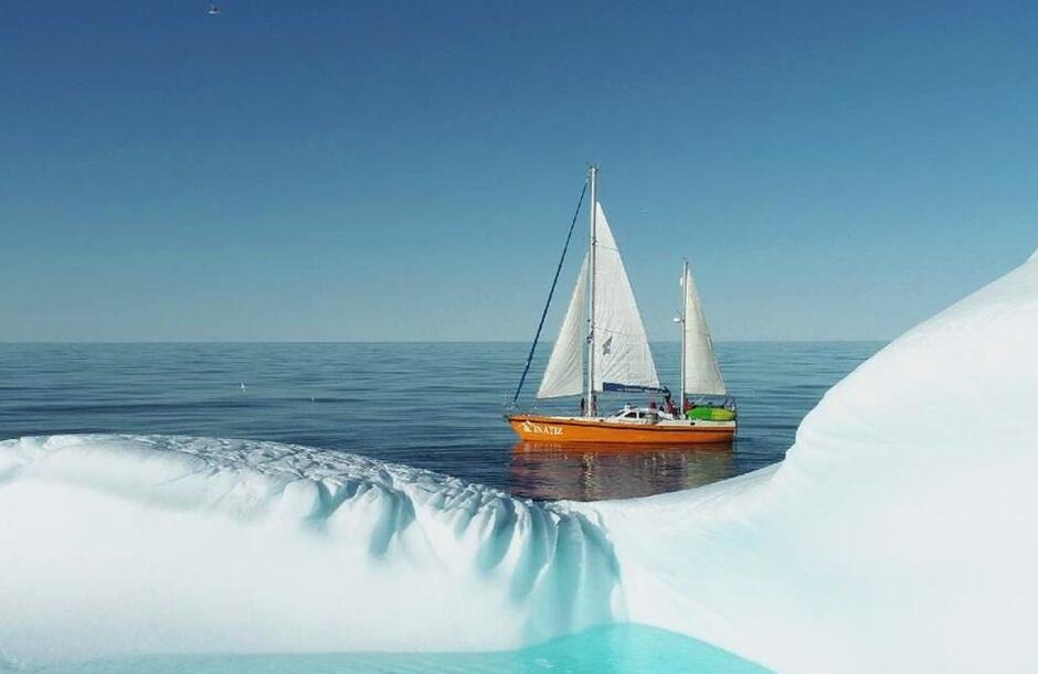 Jacht Inatiz  w Zatoce Hudsona 