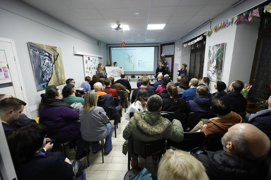 Spotkanie informacyjne dla mieszkańców Biskupiej Górki zorganizowano 14 grudnia w domu sąsiedzkim