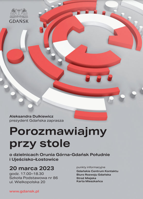 baner promujacy spotaknie z mieszkańcami Prezydent Gdańska