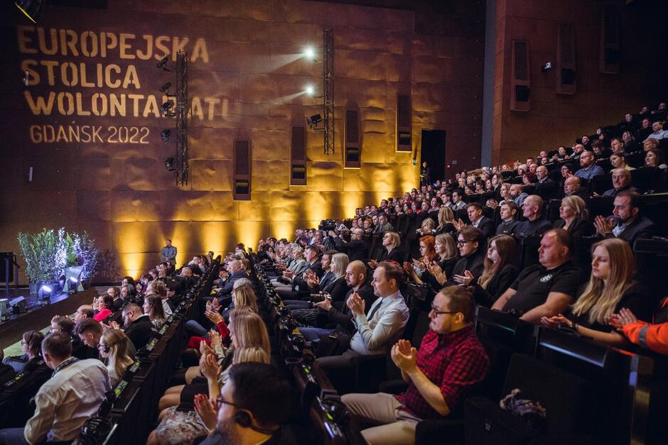Gala Europejskiej Stolicy Wolontariatu - Europejskie Centrum Solidarności.