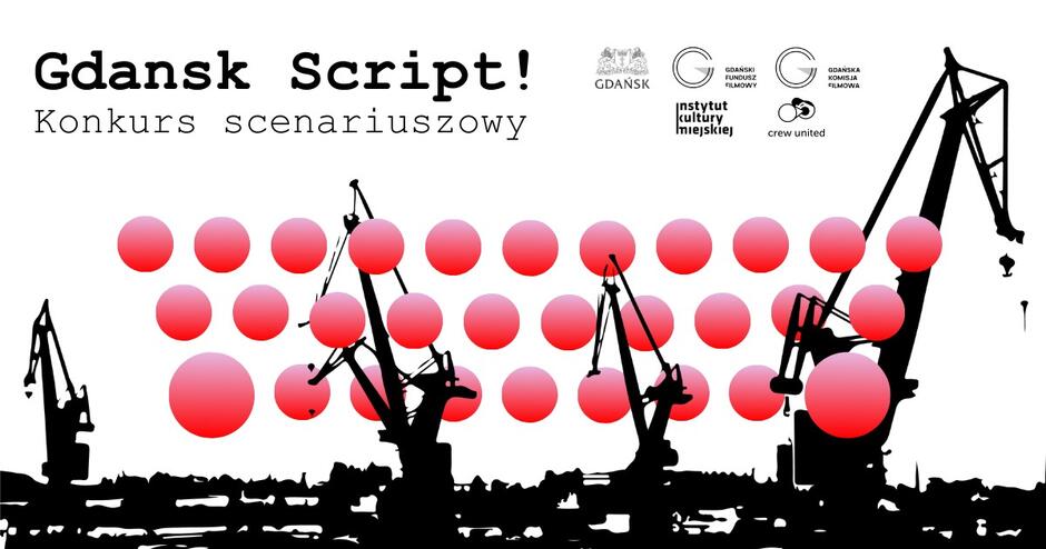 Plakat dotyczący konkursu na scenariusz do filmu Gdansk Script 2023