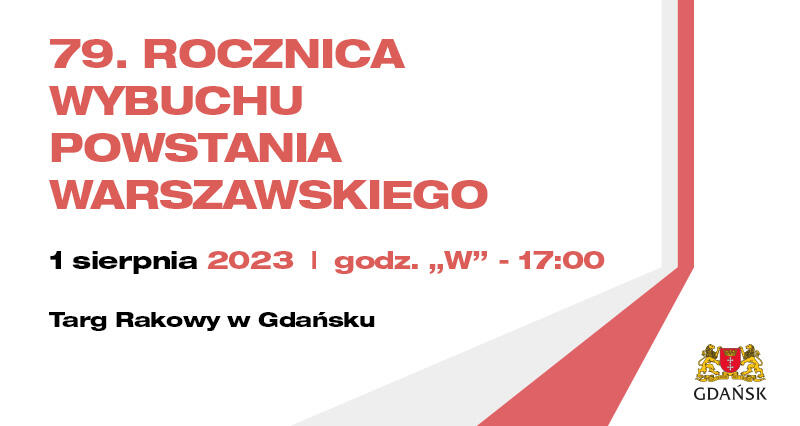 Plansza informacyjna 79. rocznica wybuchu Powstania Warszawskiego