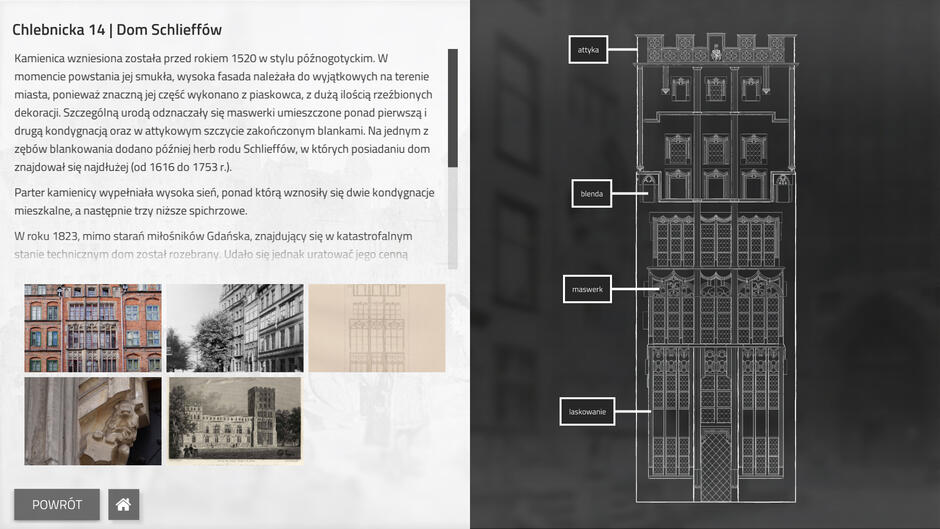 Oś czasu - kamienica