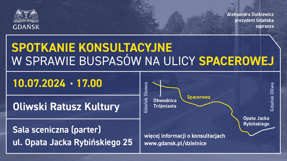 Plansza informacyjna: konsultacje_buspasy_oliwa