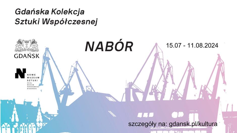 Gdańsk Kolekcja Sztuki Współczesnej, nabór 2024, mat. UMG