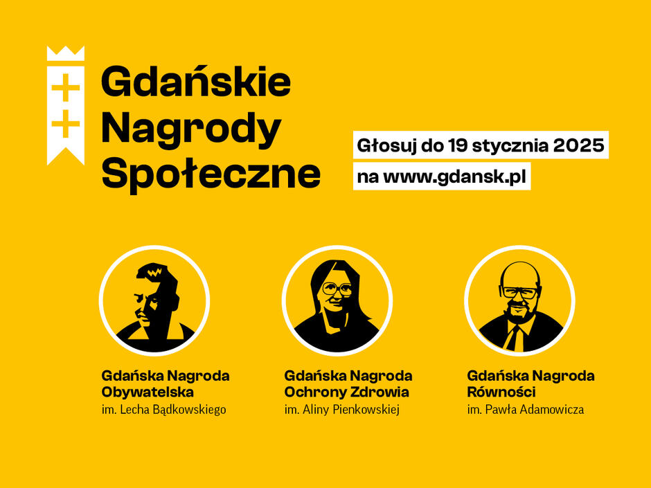 Grafika: materiał ilustracyjny Gdańskich Nagród Społecznych