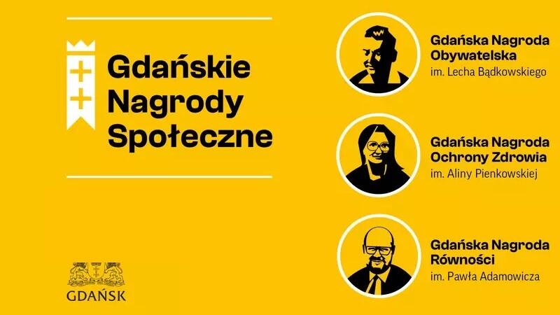 Plansza informacyjna Gdańskie Nagrody Społeczne