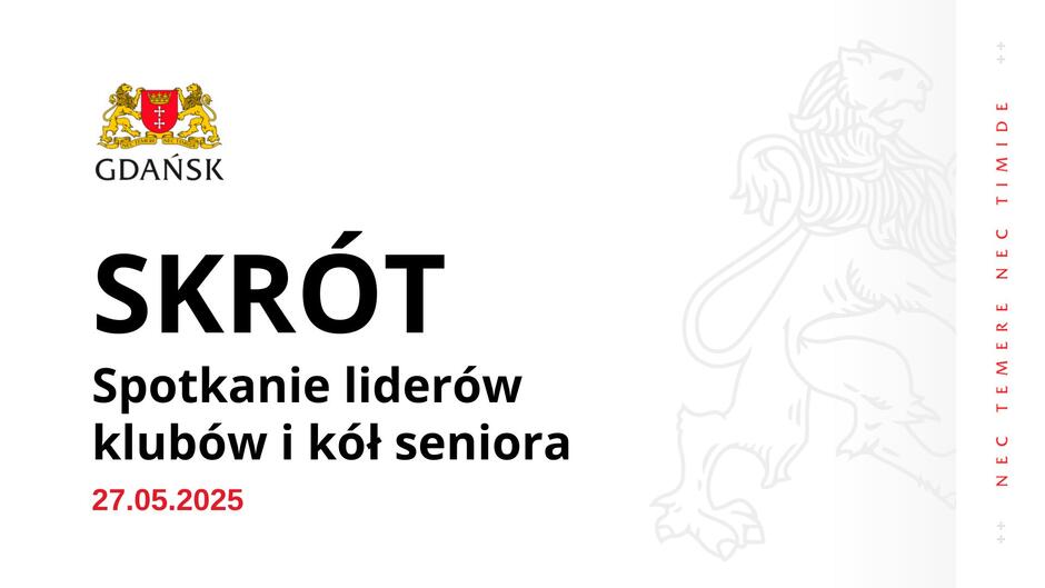 Spotkanie liderów klubów i kół seniora