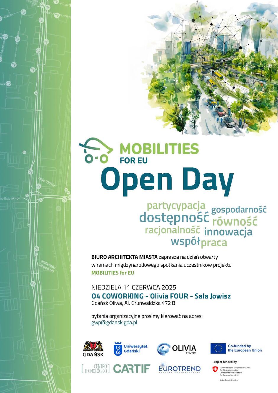 Plakat Mobilities 2025 open day
