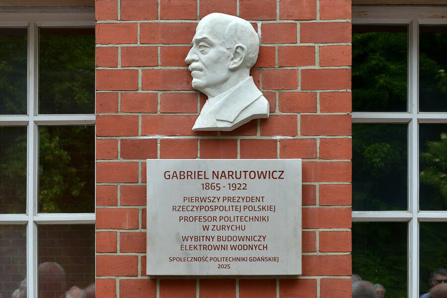 W Gdańsku uczczono Gabriela Narutowicza, w 160-lecie urodzin