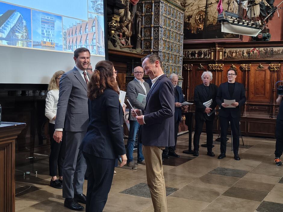 Nominację odbiera dr Michał Leszczyński