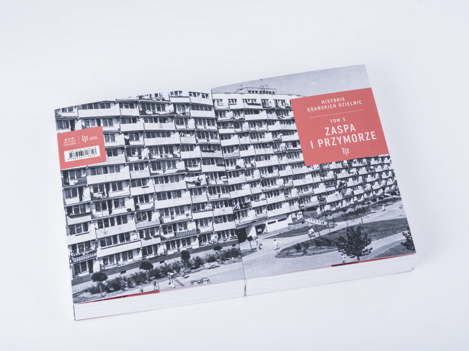 Okładka z przodu i tyłu książki Historia gdańskich dzielnic. Tom 5 Zaspa i Przymorze .