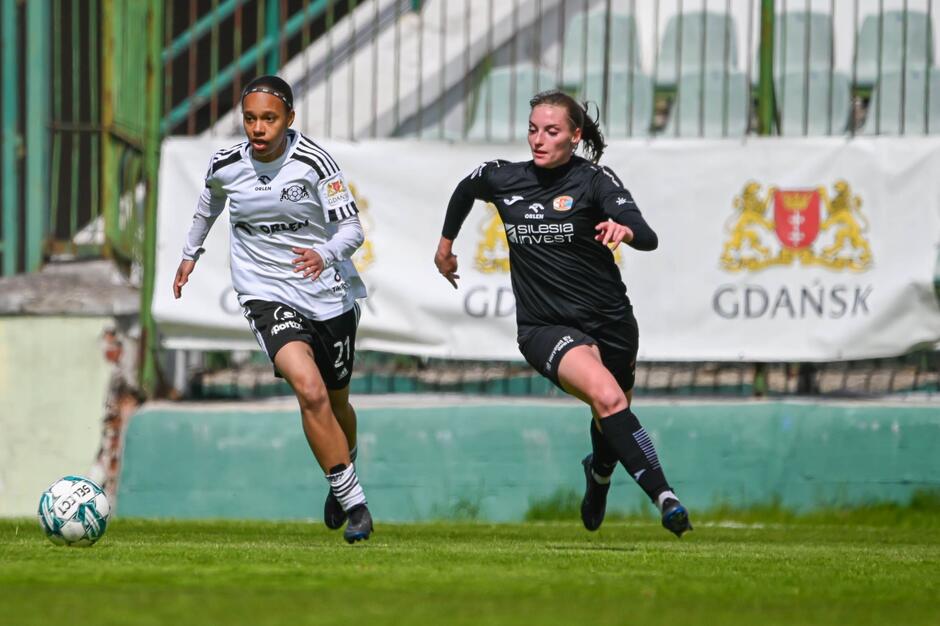 piłkarki na murawie