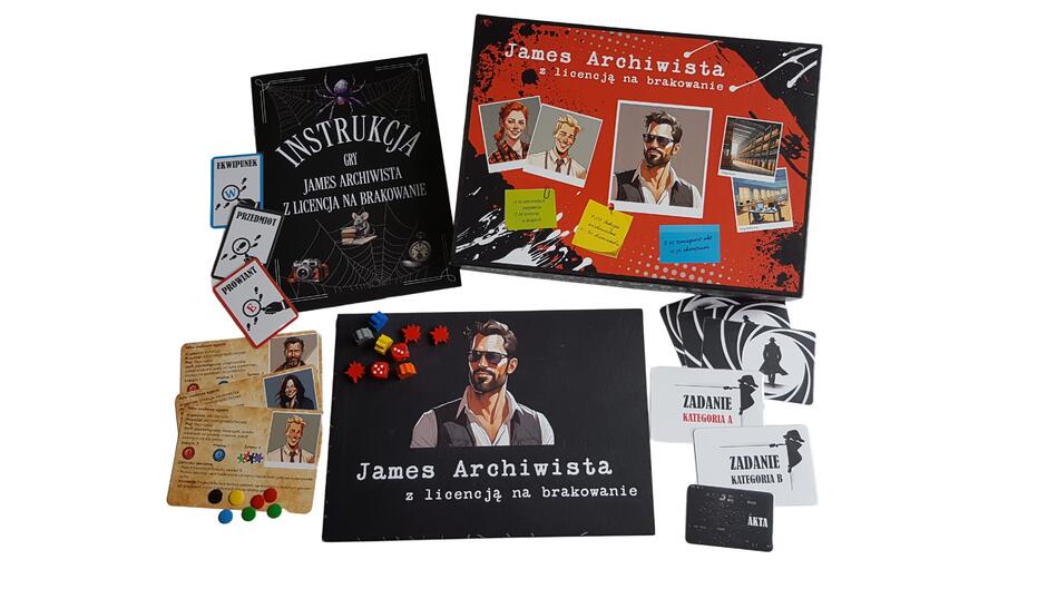 Gra planszowa na stole.