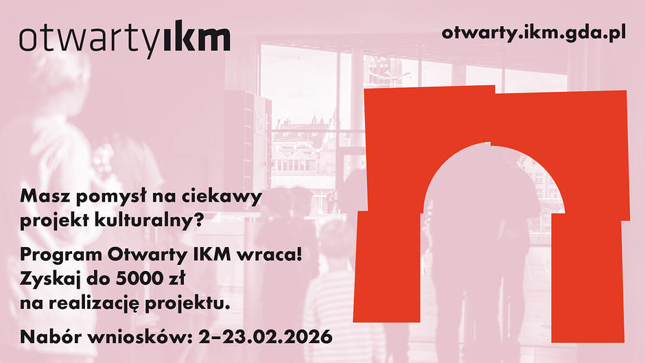 Grafika informująca o programie Otwarty IKM.