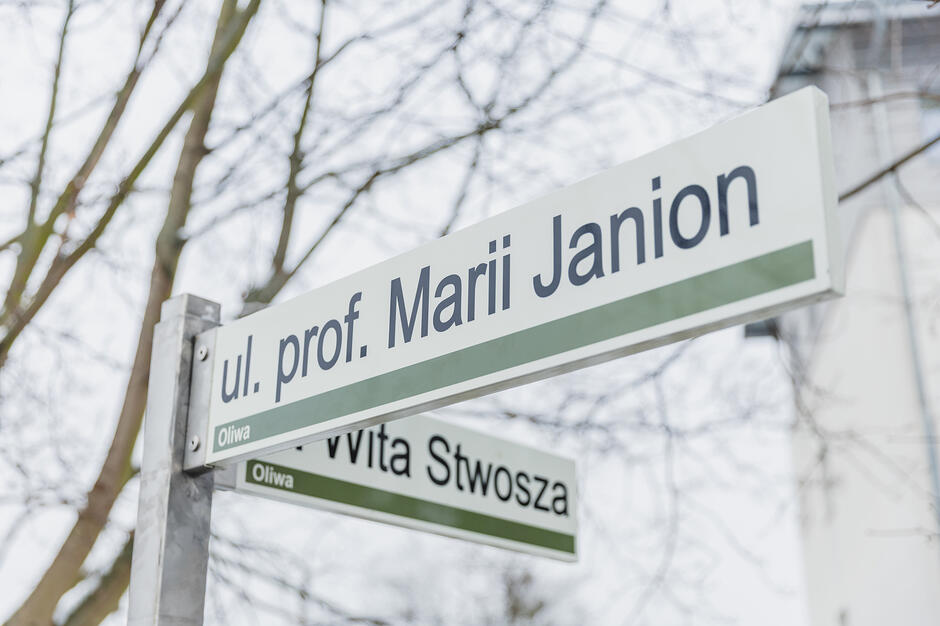 Nadanie imienia ul. prof. Marii Janion