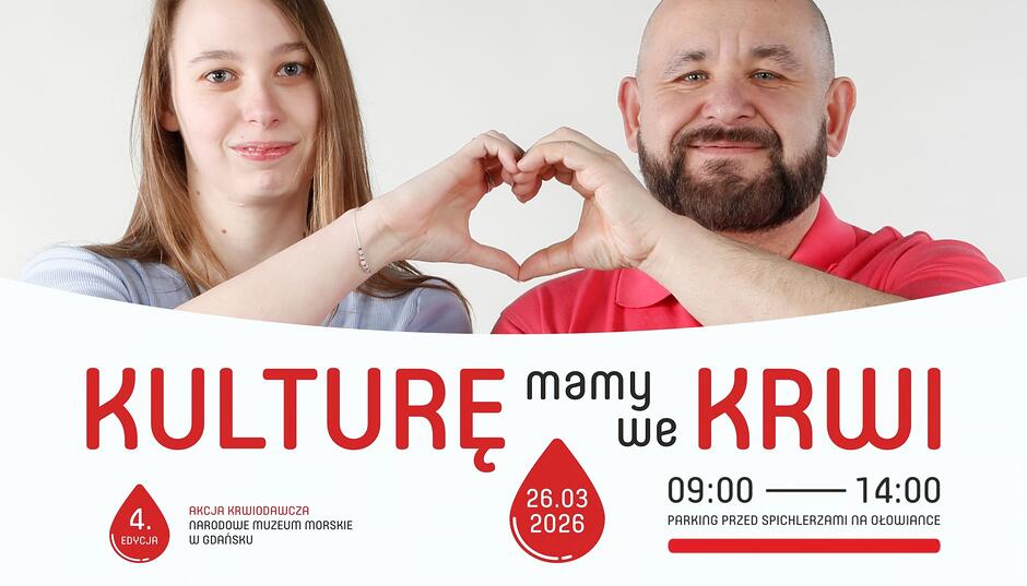 Grafika ze zdjęciem kobiety i mężczyzny, którzy zbliżają do siebie dłonie, tworząc z palców serce. Pokazują tez przeguby, na których przyklejone są plastry.