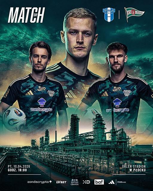 Plakat promujący mecz