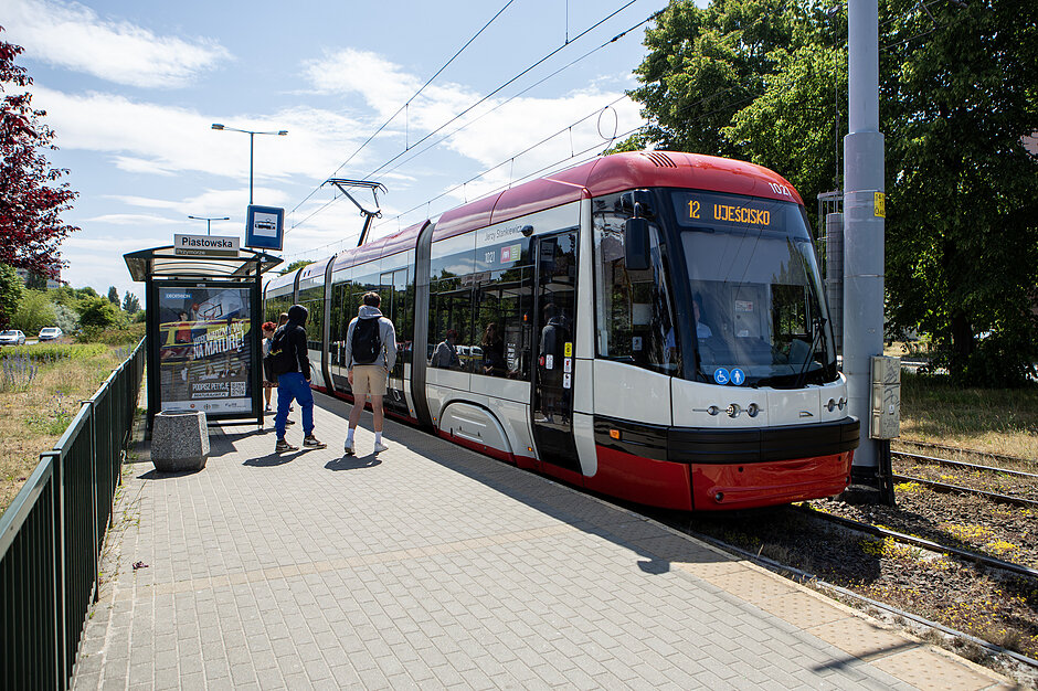 Tramwaj na ul.Chłopskiej