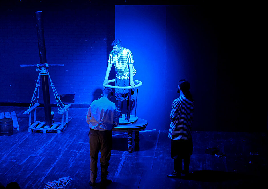  Moby Dick po kaszubsku został wystawiony 8 czerwca na deskach sceny Stara Apteka w Teatrze Wybrzeże 