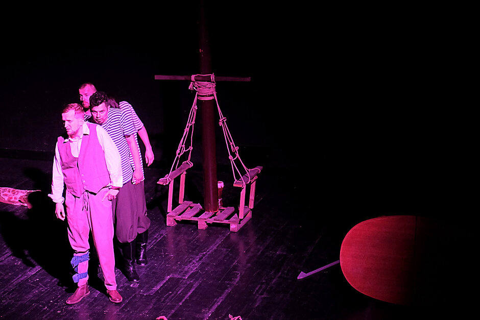 Moby Dick po kaszubsku został wystawiony 8 czerwca na deskach sceny Stara Apteka w Teatrze Wybrzeże 