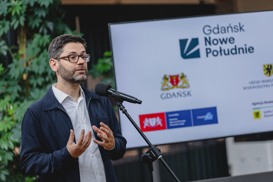 Przedstawiciel firmy KCAP B.V., która współpracowała przy masterplanie dla rozwoju PKM w południowym Gdańsku 