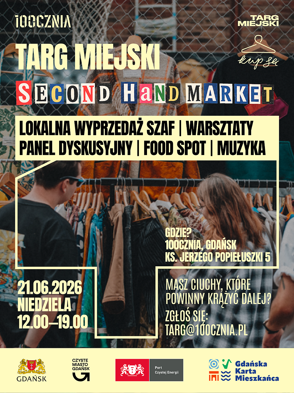 Plakat wydarzenia SECOND HAND MARKET 