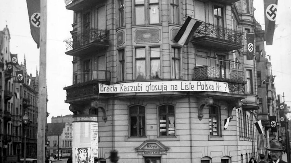 imaTransparent nawołujący Kaszubów do głosowania na Listę Polską nr 7 przed wyborami do Volkstagu.ge (3)