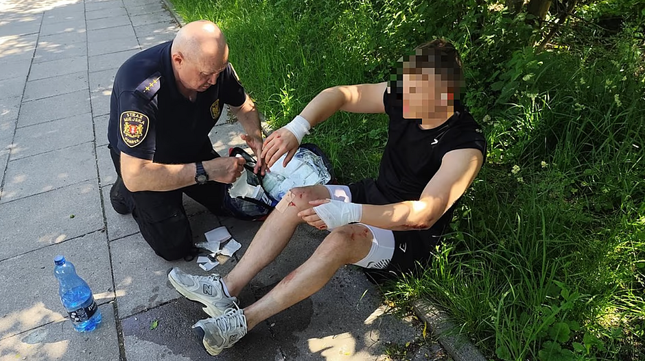 Interwencja Straży Miejskiej przy ulicy Potokowej